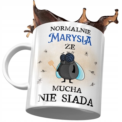 Kubek Dla Marysi Marianny Maji Mari na Prezent z Nadrukiem ze Zdjęciem