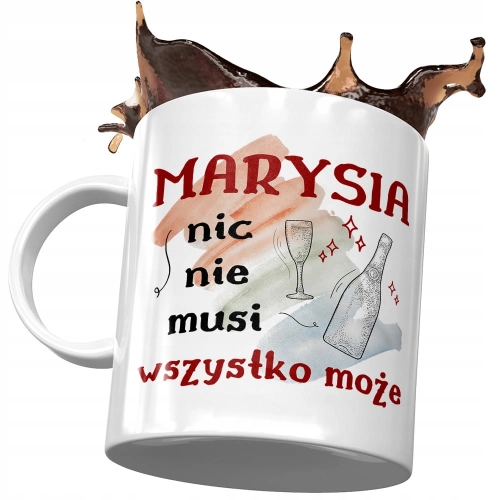 Kubek Dla Marysi Marianny Maji Mari na Prezent z Nadrukiem ze Zdjęciem