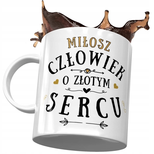 Kubek Dla Miłosza Męża Kolegi na Prezent z Nadrukiem ze Zdjęciem