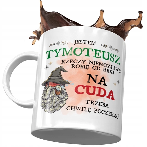 Kubek Dla Tymoteusza Kolegi Przyjaciela Prezent z Nadrukiem ze Zdjęciem