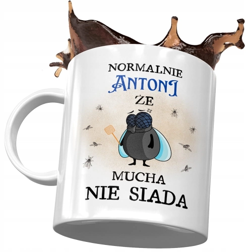 Kubek dla Antoniego Przyjaciela Kolegi na Prezent z Nadrukiem ze Zdjęciem