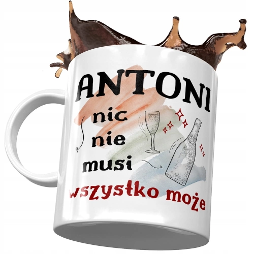 Kubek dla Antoniego Przyjaciela Kolegi na Prezent z Nadrukiem ze Zdjęciem