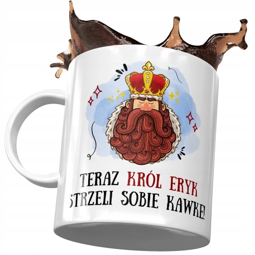 Kubek dla Eryka Kolegi Przyjaciela Męża na Prezent z Nadrukiem ze Zdjęciem