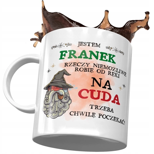 Kubek dla Franciszka Franka Kolegi na Prezent z Nadrukiem ze Zdjęciem