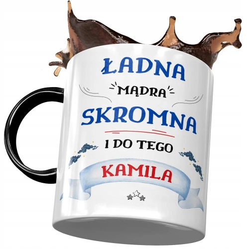 Kubek dla Kamili Koleżanki Idealny Na Prezent z Nadrukiem ze Zdjęciem