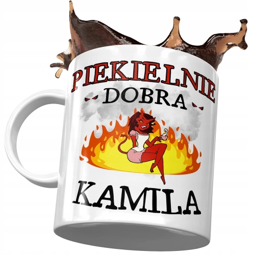 Kubek dla Kamili Koleżanki Idealny Na Prezent z Nadrukiem ze Zdjęciem