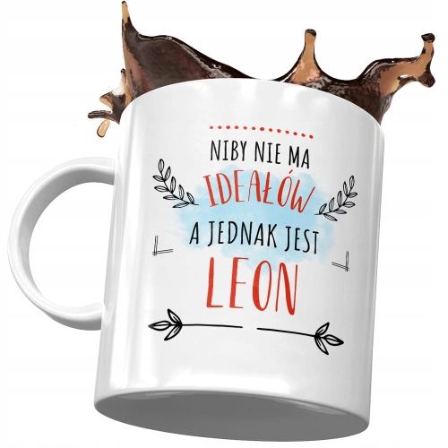 Kubek dla Leona Przyjaciela Kolegi na Prezent z Nadrukiem ze Zdjęciem