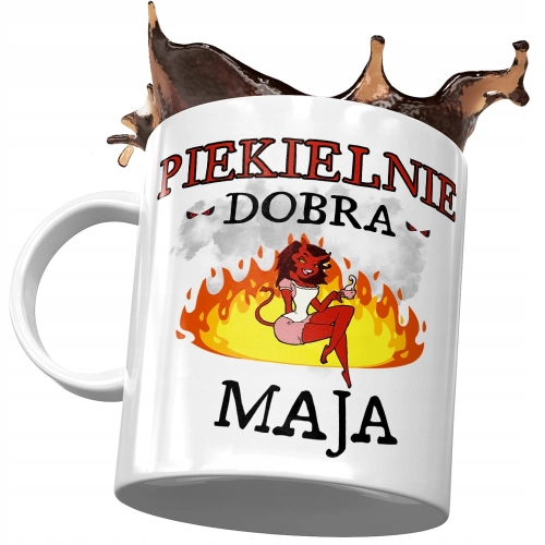 Kubek dla Mai Koleżanki Przyjaciółki Żony z Nadrukiem ze Zdjęciem