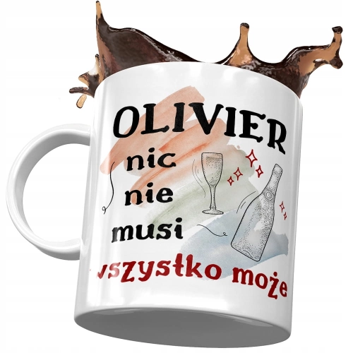 Kubek dla Oliviera Przyjaciela Kolegi na Prezent z Nadrukiem ze Zdjęciem