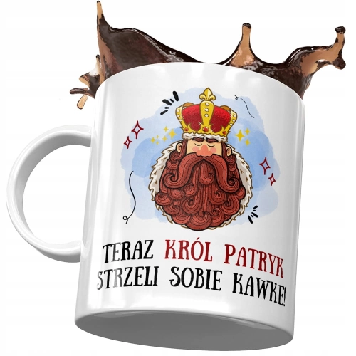 Kubek dla Patryka Męża Kolegi Prezent na Urodziny z Nadrukiem ze Zdjęciem