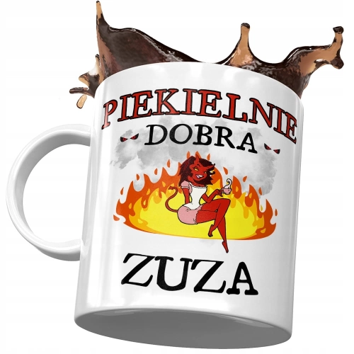 Kubek dla Zuzy Zuzanny Koleżanki na Prezent z Nadrukiem ze Zdjęciem