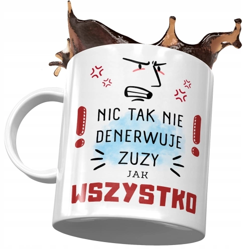 Kubek dla Zuzy Zuzanny Koleżanki na Prezent z Nadrukiem ze Zdjęciem