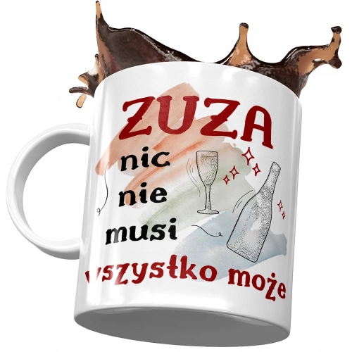 Kubek dla Zuzy Zuzanny Koleżanki na Prezent z Nadrukiem ze Zdjęciem