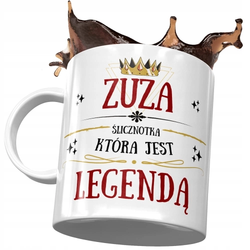 Kubek dla Zuzy Zuzanny Koleżanki na Prezent z Nadrukiem ze Zdjęciem