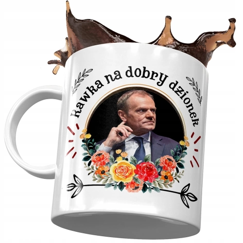 Kubek Donald Tusk PO Platforma na Prezent z Nadrukiem ze Zdjęciem