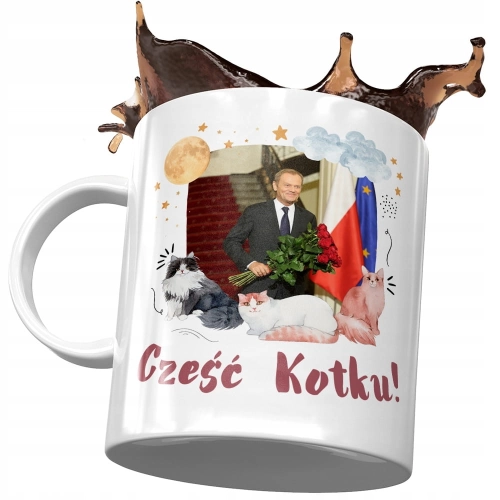 Kubek Donald Tusk PO Platforma na Prezent z Nadrukiem ze Zdjęciem