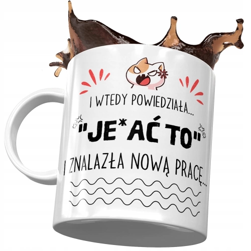 Kubek na Pożegnanie z Pracy dla Kolegi Koleżanki z Nadrukiem ze Zdjęciem