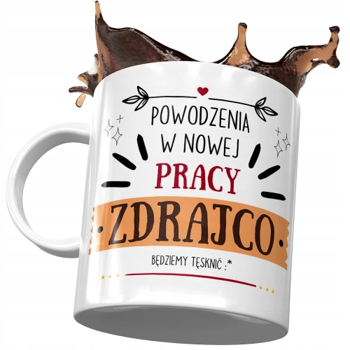 Kubek na Pożegnanie z Pracy dla Kolegi Koleżanki z Nadrukiem ze Zdjęciem