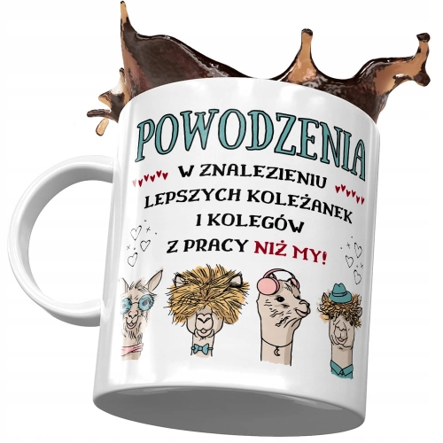 Kubek na Pożegnanie z Pracy dla Kolegi Koleżanki z Nadrukiem ze Zdjęciem