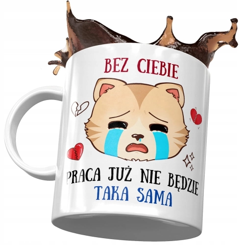 Kubek na Pożegnanie z Pracy dla Kolegi Koleżanki z Nadrukiem ze Zdjęciem