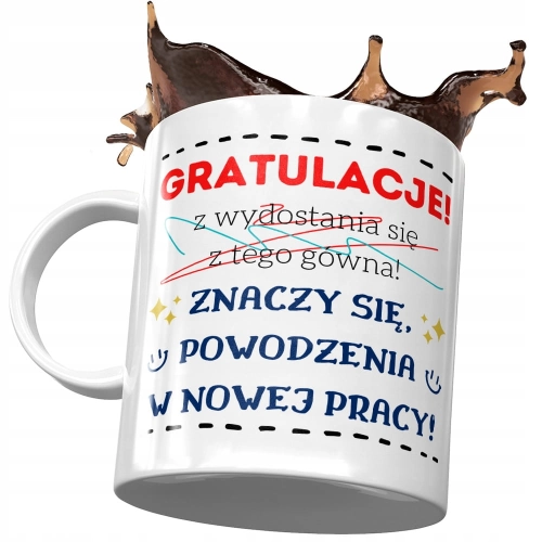 Kubek na Pożegnanie z Pracy dla Kolegi Koleżanki z Nadrukiem ze Zdjęciem