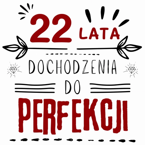 Kubek na Urodziny 22 22gie 22-gie Idealny Prezent z Nadrukiem ze Zdjęciem