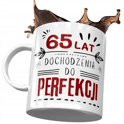 Kubek na Urodziny 65 65te 65-te Idealny Prezent z Nadrukiem ze Zdjęciem