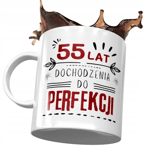 Kubek na Urodziny 55 55te 55-te Idealny Prezent z Nadrukiem ze Zdjęciem