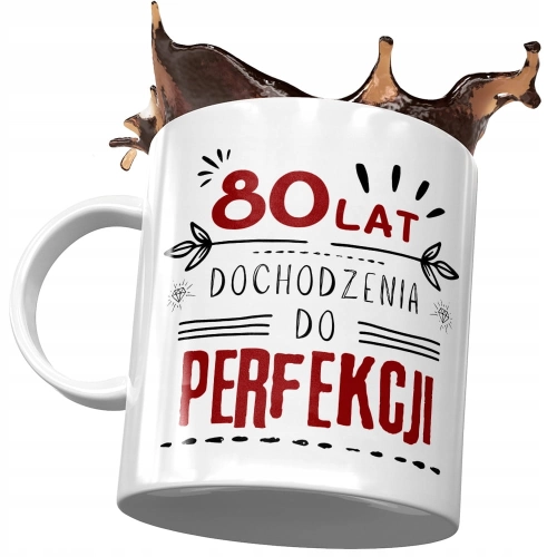 Kubek na Urodziny 80 80te 80-te Idealny Prezent z Nadrukiem ze Zdjęciem