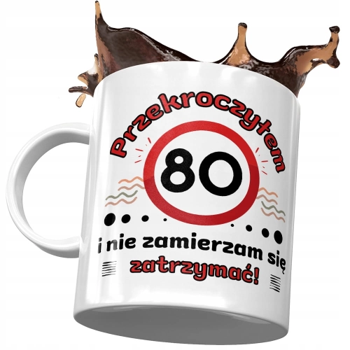 Kubek na Urodziny 80 80te 80-te Idealny Prezent z Nadrukiem ze Zdjęciem