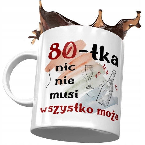 Kubek na Urodziny 80 80te 80-te Idealny Prezent z Nadrukiem ze Zdjęciem