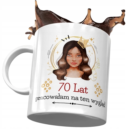 Kubek na Urodziny 70 70te 70-te Idealny Prezent z Nadrukiem ze Zdjęciem