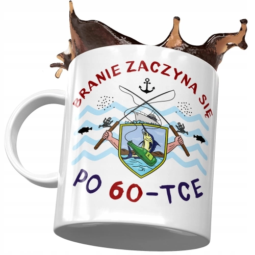 Kubek na Urodziny 60 60te 60-te Idealny Prezent z Nadrukiem ze Zdjęciem