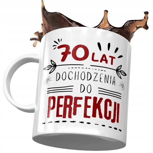 Kubek na Urodziny 70 70te 70-te Idealny Prezent z Nadrukiem ze Zdjęciem