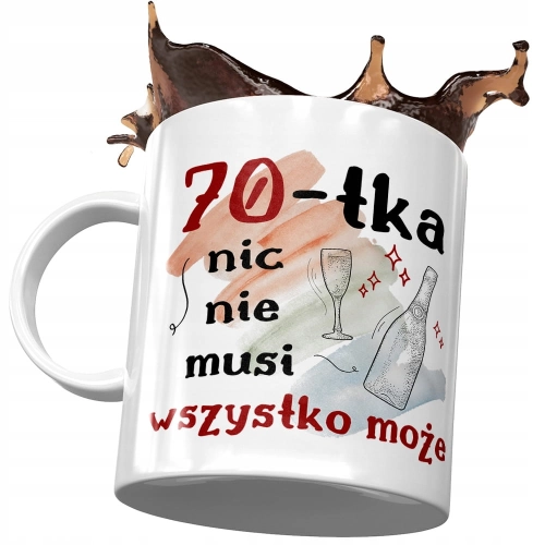 Kubek na Urodziny 70 70te 70-te Idealny Prezent z Nadrukiem ze Zdjęciem