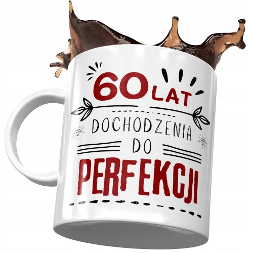Kubek na Urodziny 60 60te 60-te Idealny Prezent z Nadrukiem ze Zdjęciem
