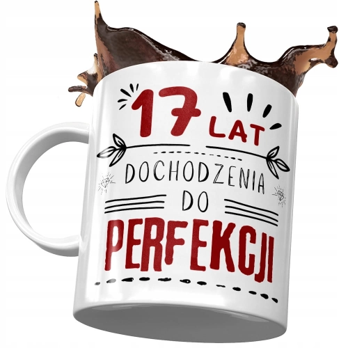 Kubek na Urodziny 17 17ste 17-ste Idealny Prezent z Nadrukiem ze Zdjęciem