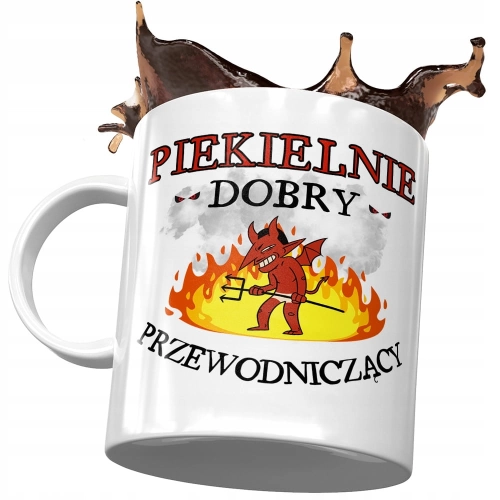 Kubek Dla Przewodniczącego Piekielnie Dobry z Nadrukiem ze Zdjęciem