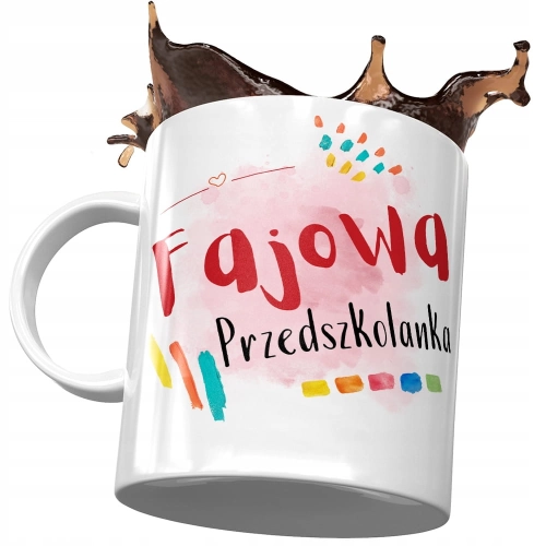 Kubek Dla Przedszkolanki Fajowa Przedszkolanka z Nadrukiem ze Zdjęciem