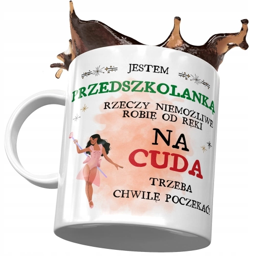 Kubek Dla Przedszkolanki Jestem Przedszkolanką z Nadrukiem ze Zdjęciem