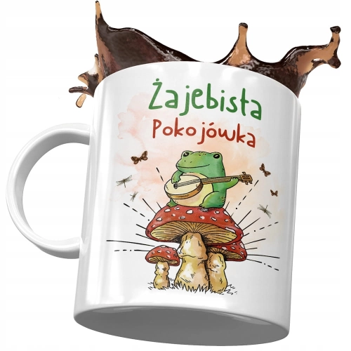 Kubek Dla Pokojówki Żajebista Pokojówka Prezent z Nadrukiem ze Zdjęciem