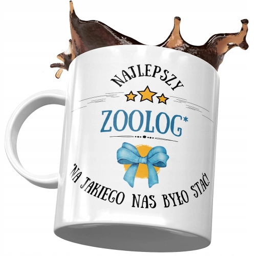Kubek Dla Zoologa Najlepszy Zoolog Prezent z Nadrukiem ze Zdjęciem