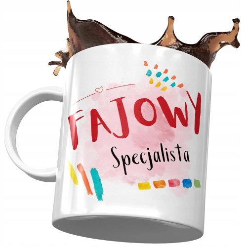 Kubek Dla Specjalisty Fajowy Specjalista Prezent z Nadrukiem ze Zdjęciem