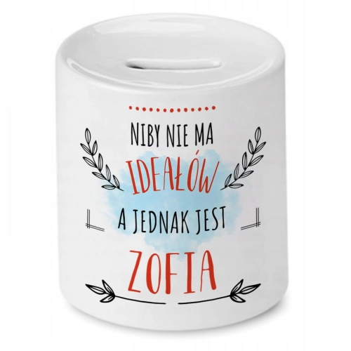 Skarbonka dla Zofii na Urodziny na Prezent z Nadrukiem ze Zdjęciem