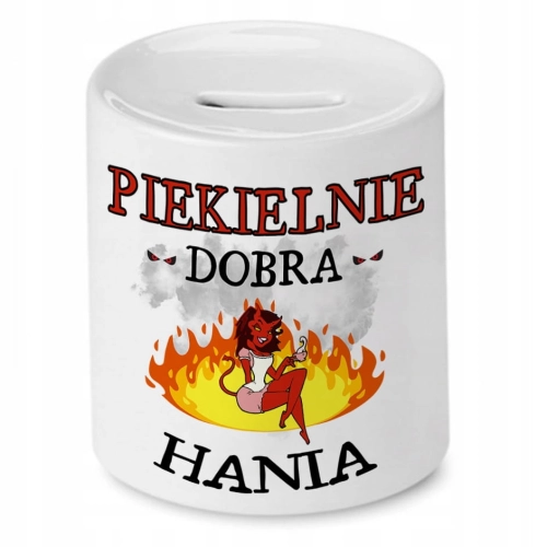 Skarbonka Dla Hani na Urodziny Idealny Prezent z Nadrukiem ze Zdjęciem