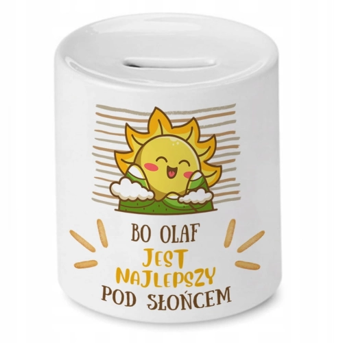 Skarbonka Dla Olafa na Urodziny Idealny Prezent z Nadrukiem ze Zdjęciem
