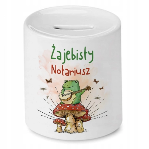 Skarbonka Dla Notariusza na Urodziny na Prezent z Nadrukiem ze Zdjęciem