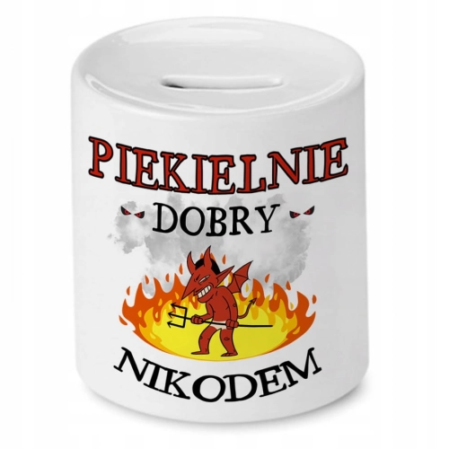 Skarbonka dla Nikodema na Urodziny Idealny Prezent z Nadrukiem ze Zdjęciem
