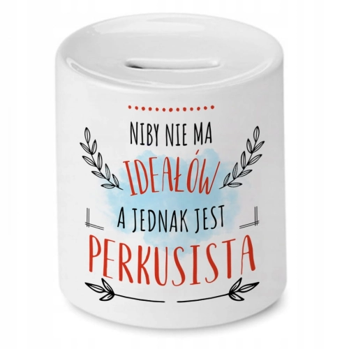 Skarbonka Dla Perkusisty na Urodziny na Prezent z Nadrukiem ze Zdjęciem