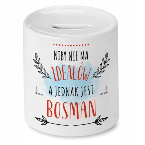 Skarbonka Dla Bosmana na Urodziny na Prezent z Nadrukiem ze Zdjęciem